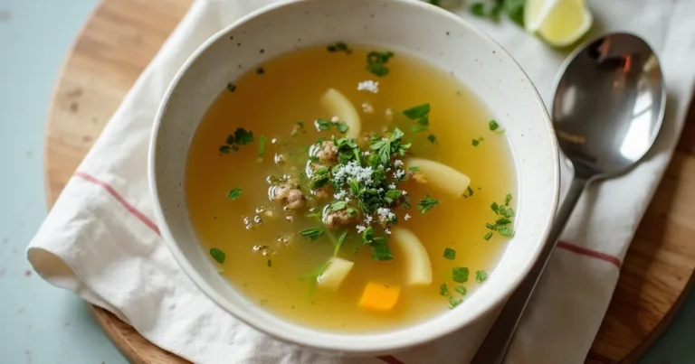 clear soup