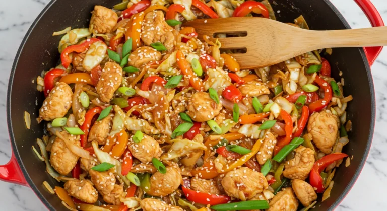 Chicken and Cabbage Stir Fry