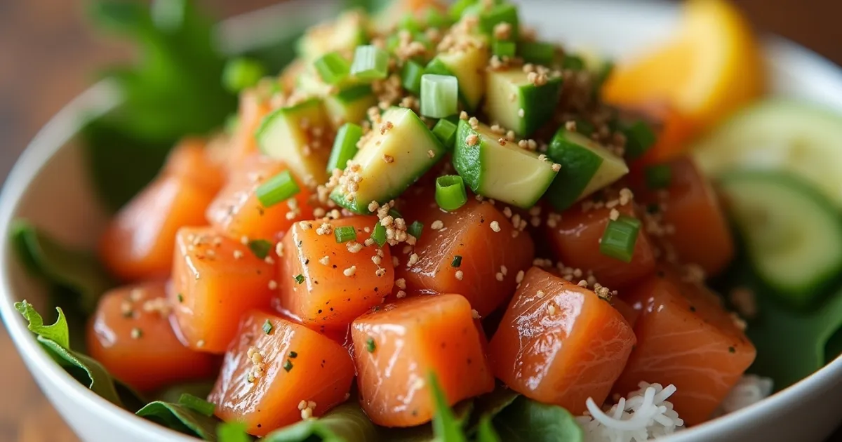 poke salmon
