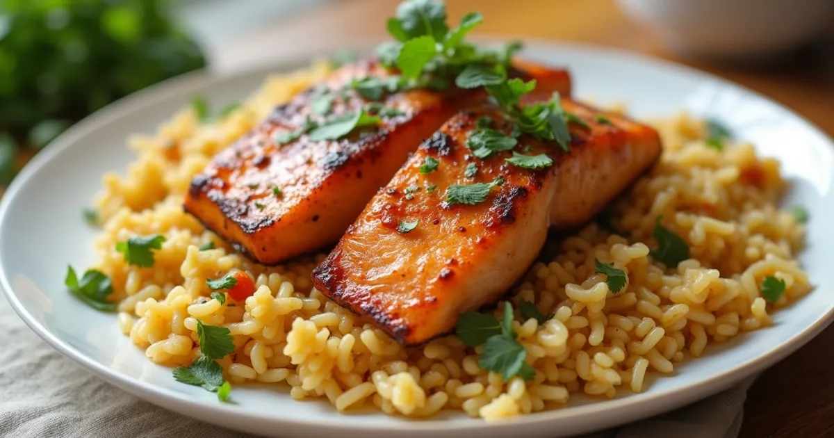 salmon and rice recipe