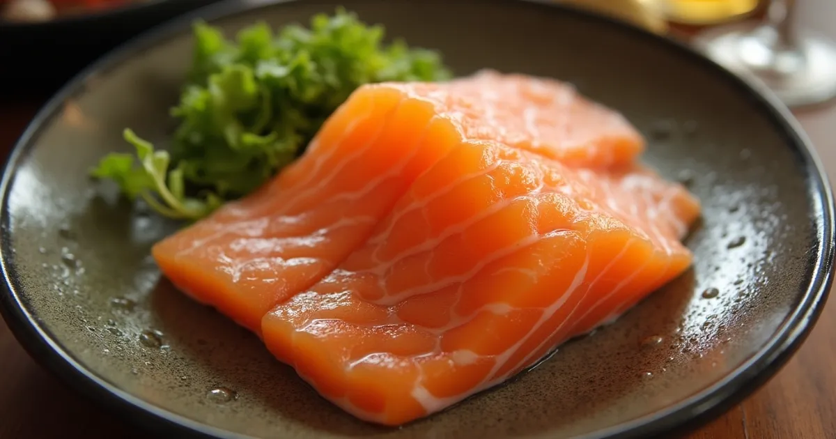 sushi grade salmon