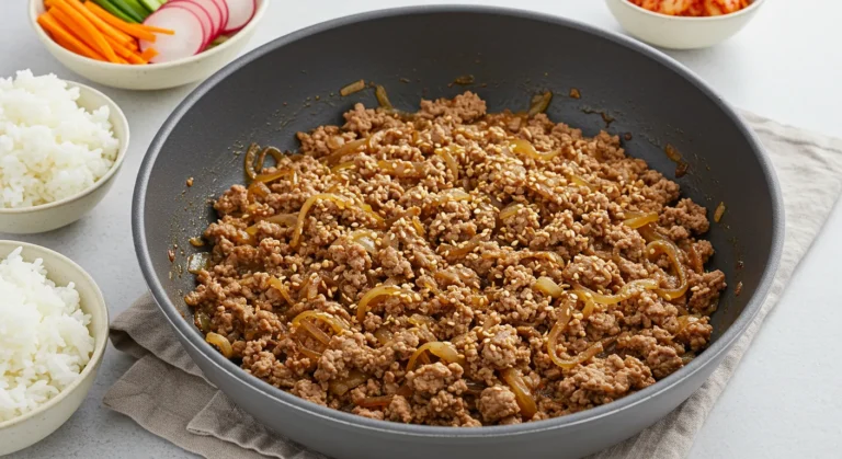 Perfect ground beef bulgogi recipe in 5 Steps