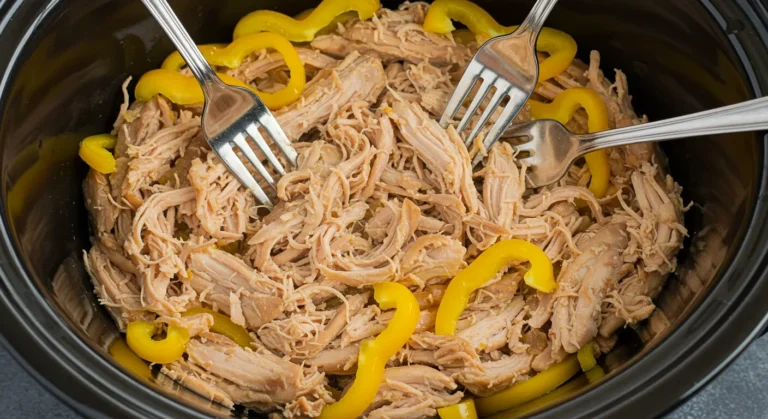 Mississippi Chicken Crock Pot Recipe | 3 Easy Steps