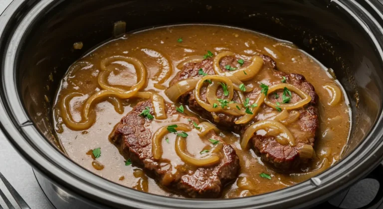 Top Cube Steak Crock Pot Recipe: 5 Easy Steps