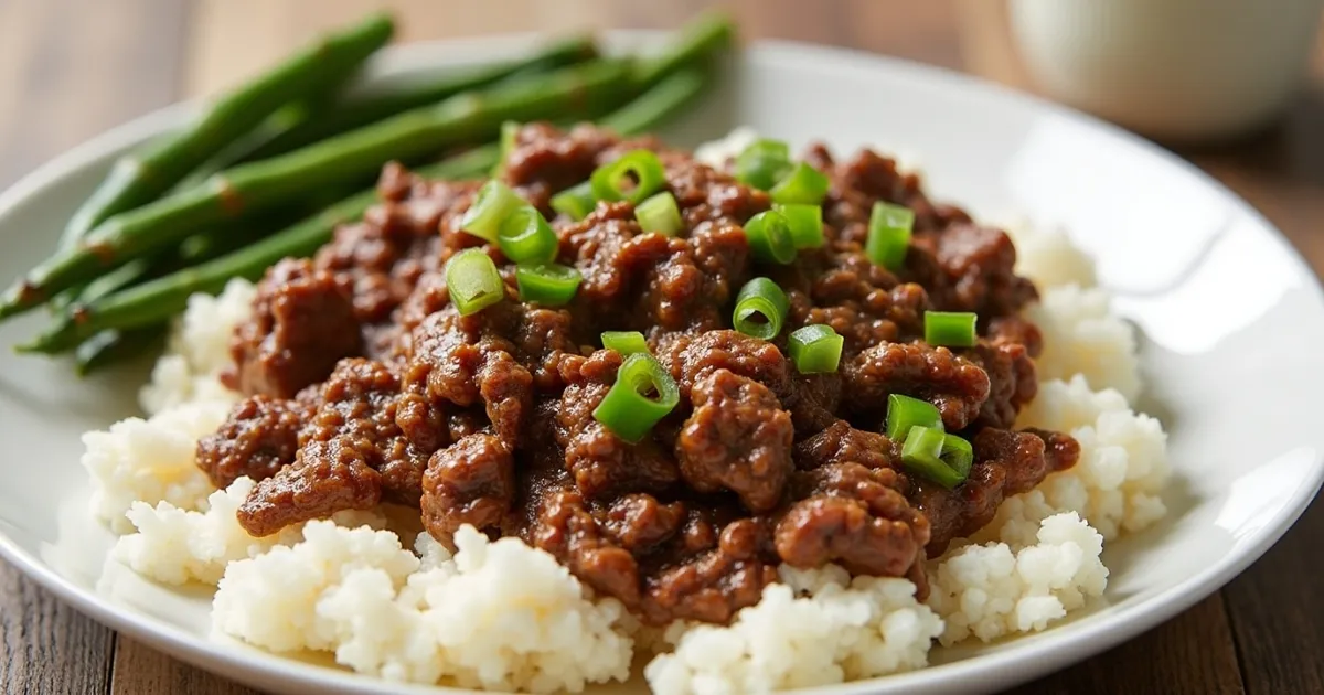 ground beef bulgogi