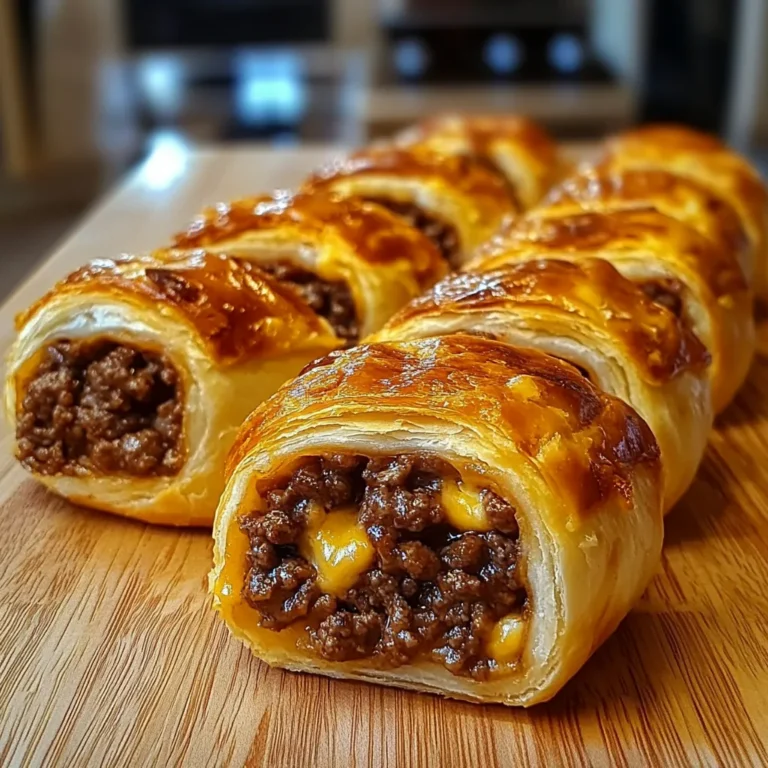 Cheesy Ground Beef Roll Recipe