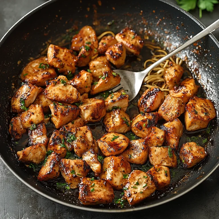 Garlic Butter Chicken Bites Recipe