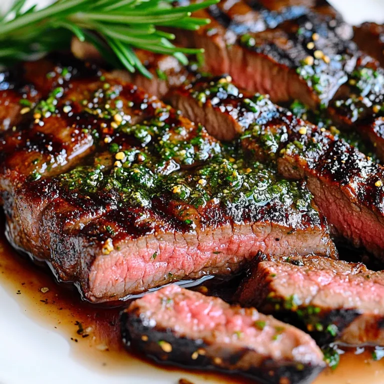 Juicy Grilled Steak with Herb Butter