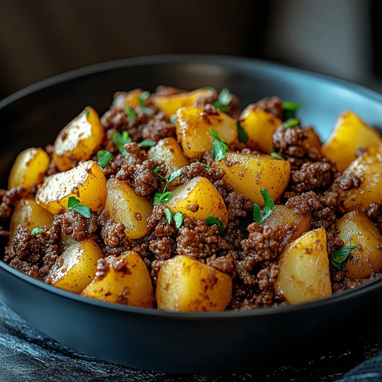 Hearty Ground Beef and Potatoes: A Comforting Classic