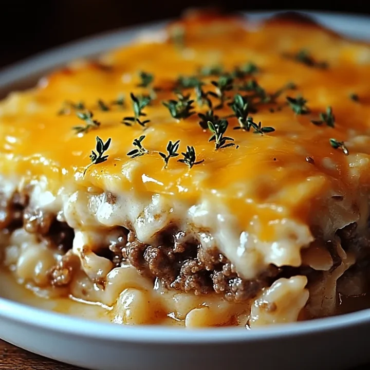 Easy Ground Beef Rice Casserole