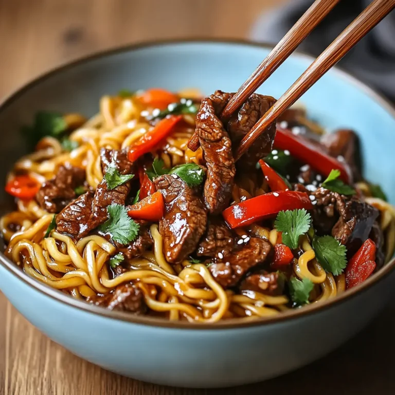 Quick Hoisin Beef Noodles – Flavor Bomb