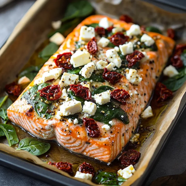 Flavorful Mediterranean Salmon Bake Recipe