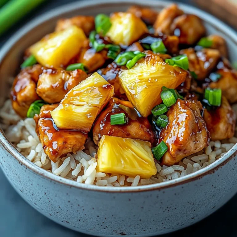 Sweet and Savory Pineapple Chicken