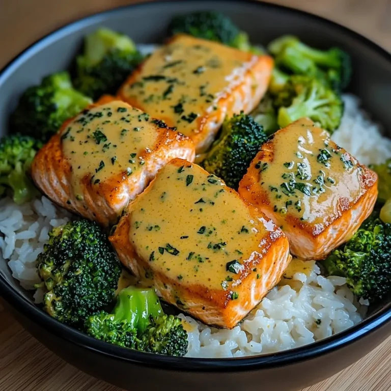 Healthy Salmon Broccoli Bowl Recipe