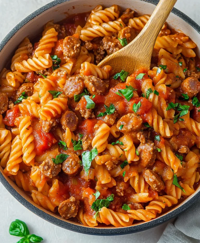 Hearty Ground Beef Pasta Recipe