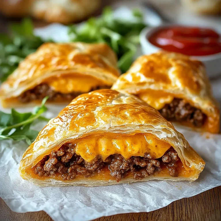 Easy Cheeseburger Pockets