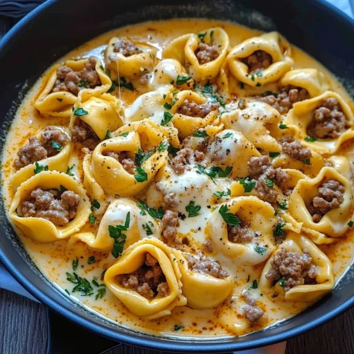 Cheesy Philly Cheesesteak Tortellini