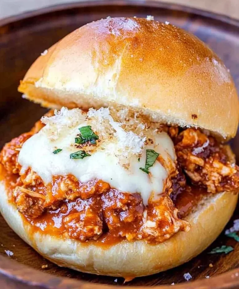 Easy Chicken Parmesan Sloppy Joes
