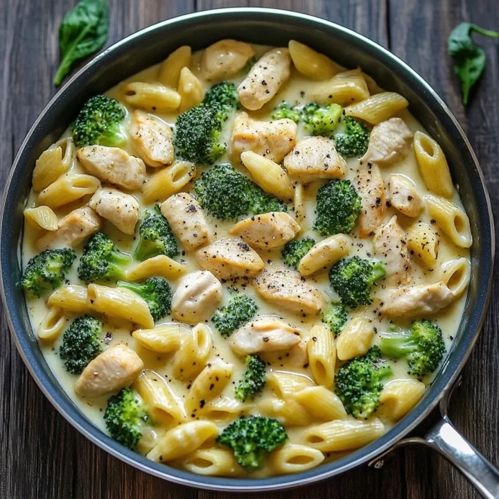 Easy Creamy Chicken Broccoli Pasta