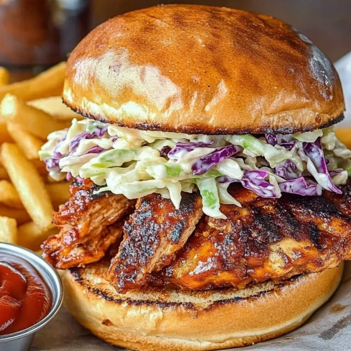 Easy BBQ Chicken Sandwich