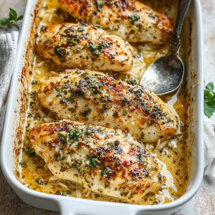 Garlic Parmesan Chicken Bake