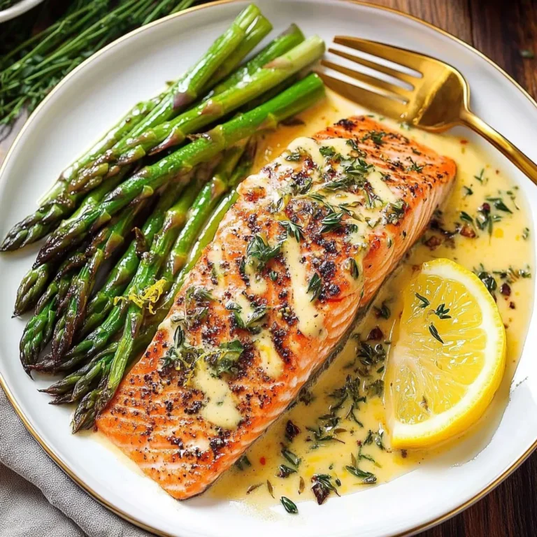 Salmon with Lemon Butter Sauce: A Culinary Delight