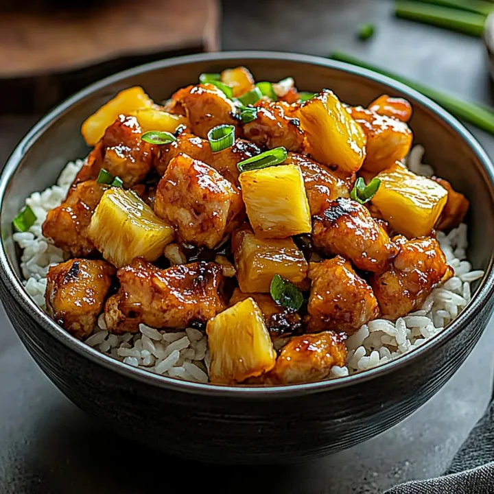 Sweet & Savory Pineapple Chicken