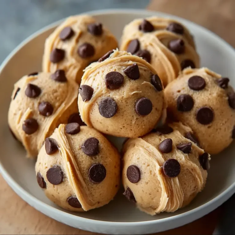 Frozen Greek Yogurt Peanut Butter Bites with Chocolate Chips