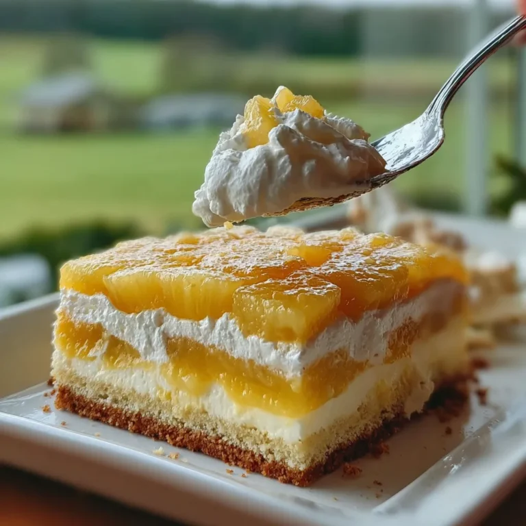 Juicy Pineapple Heaven Cake